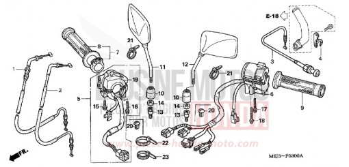 COMMUTATEUR/CABLE CB1300A5 de 2005